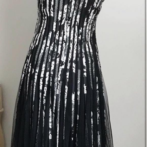 JS Collections Tulle Fit & Flare Cocktail Dress - Picture 8 of 12